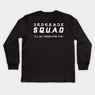 3rd Grade Squad Kids Long Sleeve T-Shirt